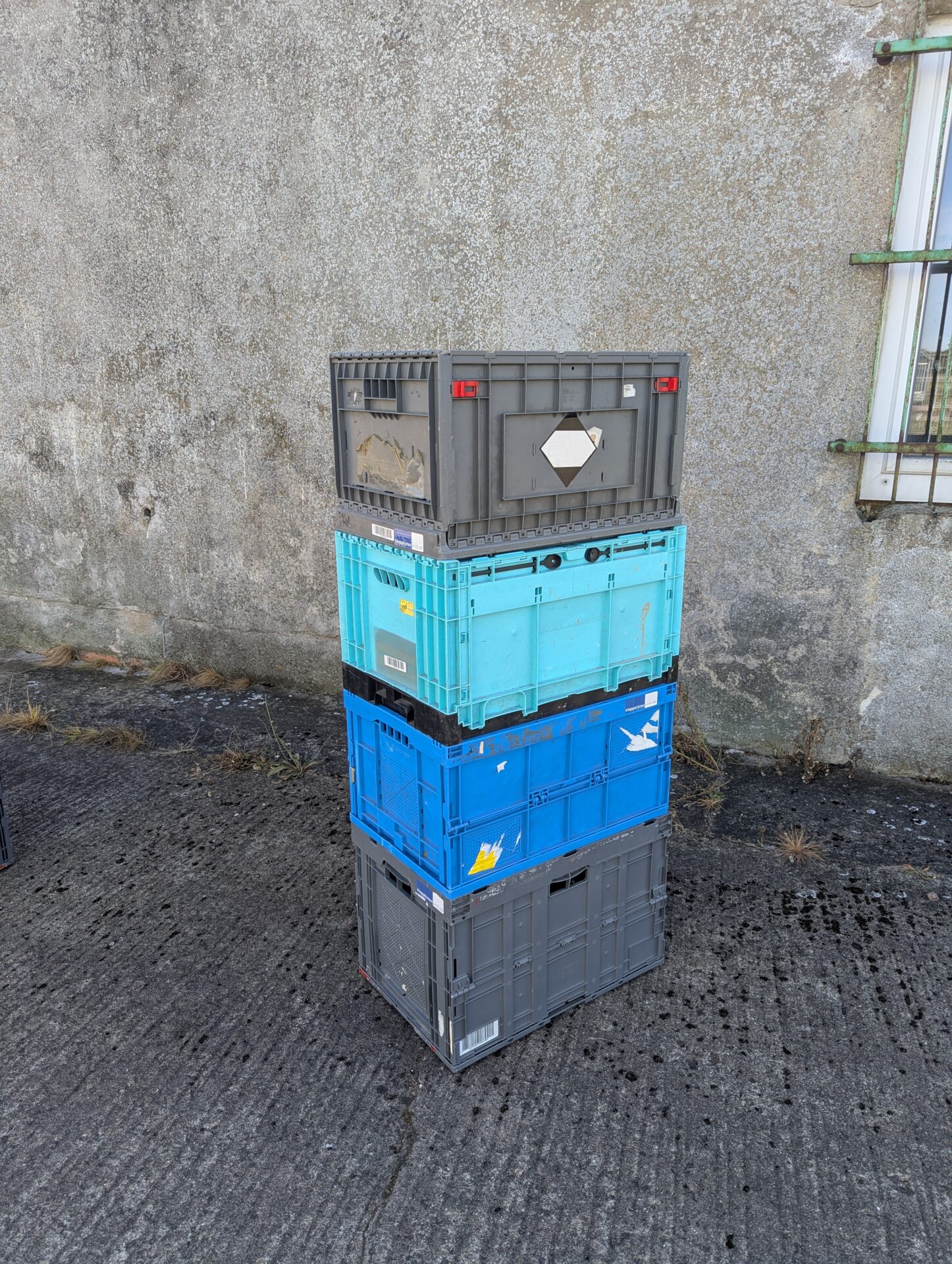 stapelbar mit verschiedenen arten